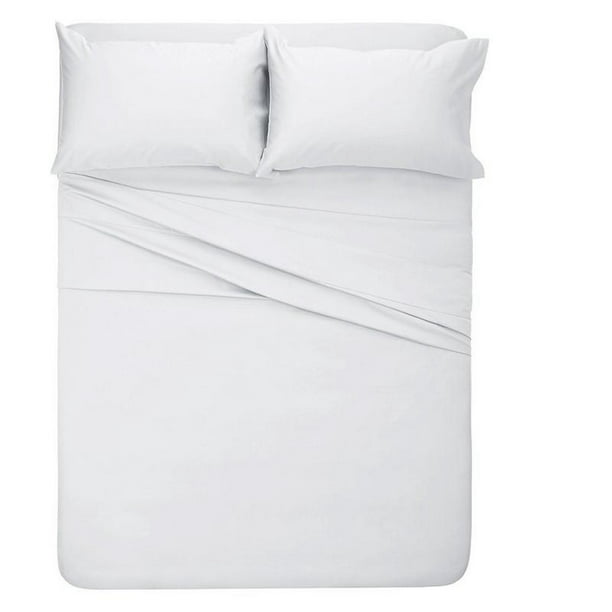motorhome 2' bed 100% cotton white sheets Caravan